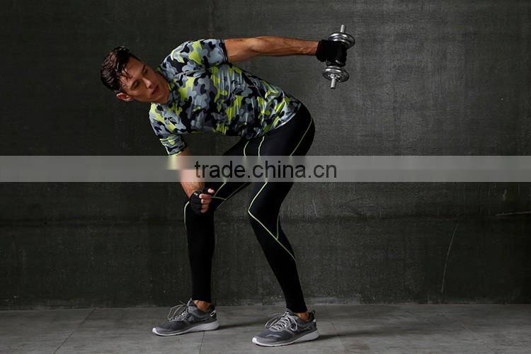 Guangzhou Shandao Custom Made in China Camo Gym Hot Cheap 90% Cotton 10% Spandex men compression sportswear