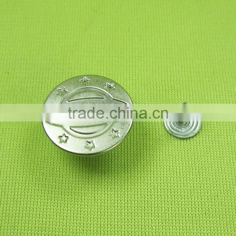 Best selling of classic metal pants and skull scrapbook buttons