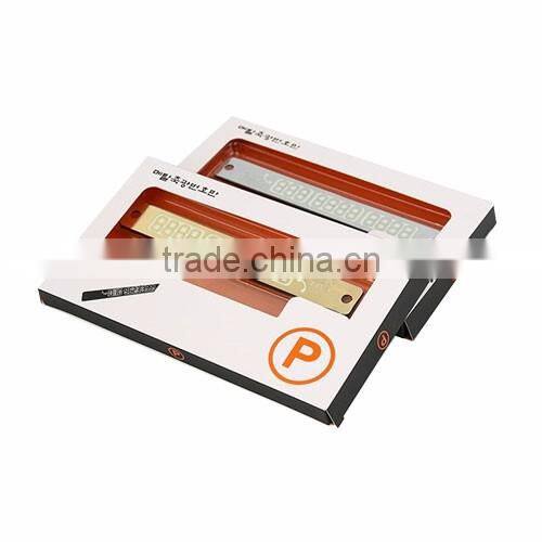 Car luminous Temporary Parking Card/Move The Phone Number Card/Mobile Phone Number Plate Message Card