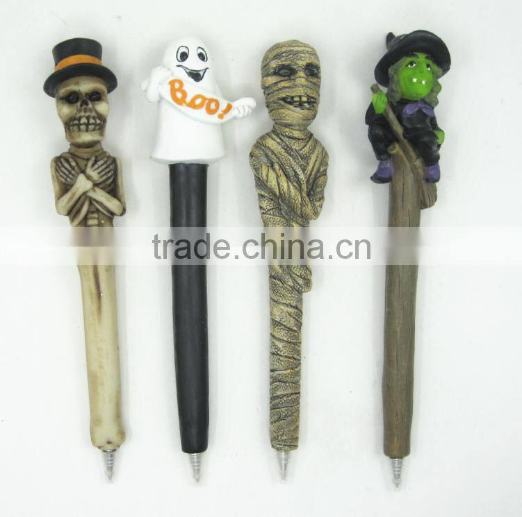 Flexible finger ballpoint pen