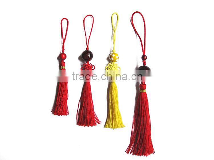 Fancy beaded key tassel wholesale drapery tassel