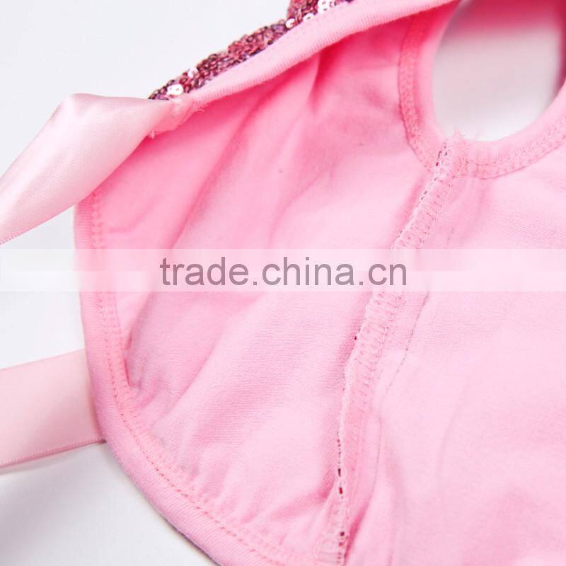 New Autumn baby Sequin vest and sequin handband Costumes for kids