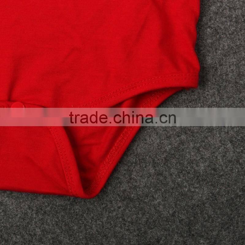 Children's christmas red rompers and deer harem pants clothes sets boutique outfit