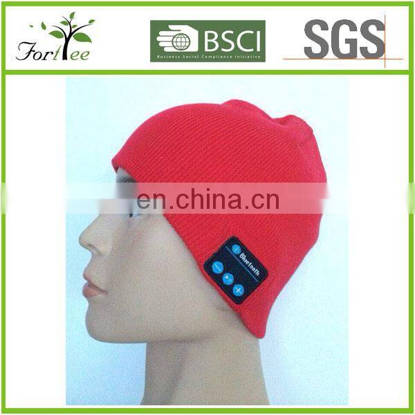 cheap winter bluetooth beanie hat with headphone