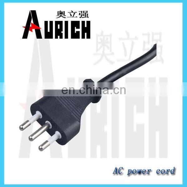 Wiring harness electric cable wire plug european Italy lamp holder 3-pin plug pin used wire and cable machine power cable