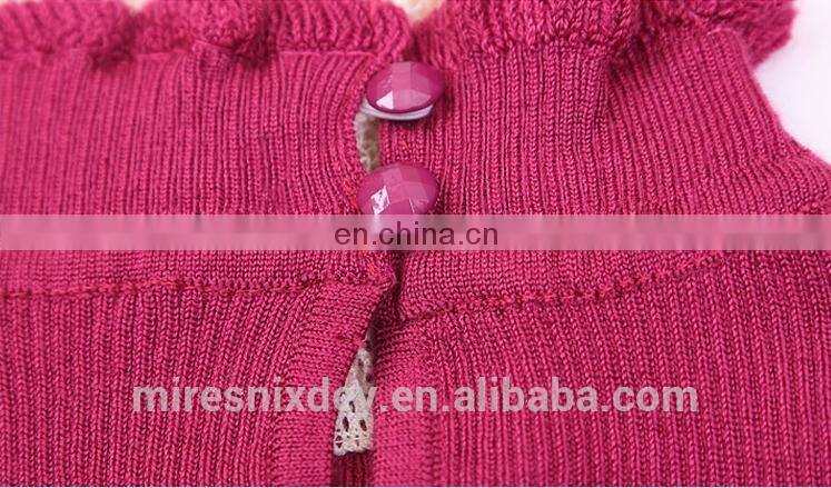 fashion korean style pure color lace sweater