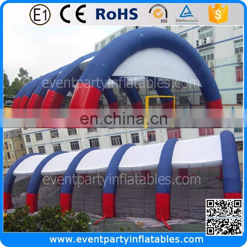 Outdoor sealed airbeam inflatable structure dome