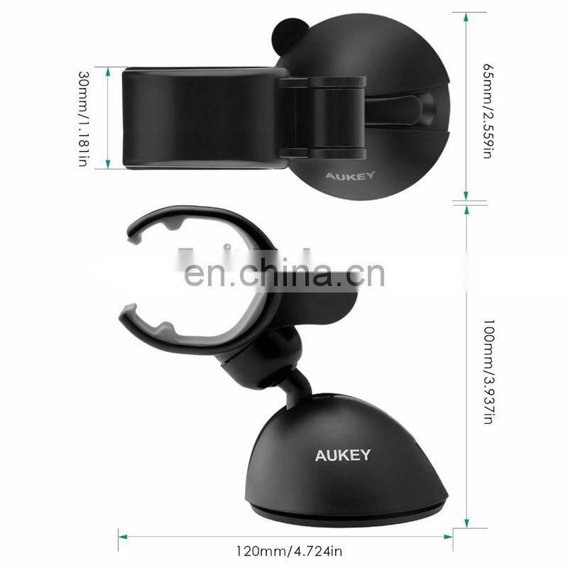Hot Mobile Phone Accessories, C-Shaped AUKEY Car Mount Holder, Car Phone Holder for iPhone/ Samsung/ More Other Smartphones