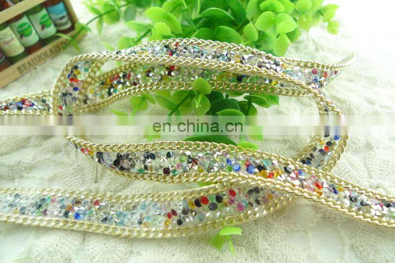 New Design Hot Fix Trim Bag Accessories,rhinestone trimming