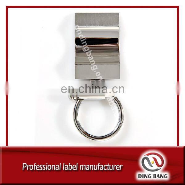 Wholesale Promotion Gifts & Crafts Custom Logo Accepted Simple & Classical Cheap Black Metal Male Keychain