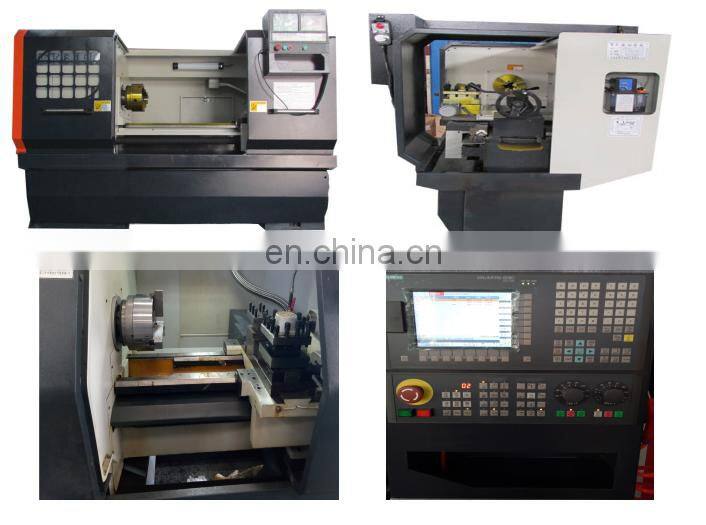 CK6150 Company factory price heavy duty 2 axis 3 jaw chuck lathe cnc machine