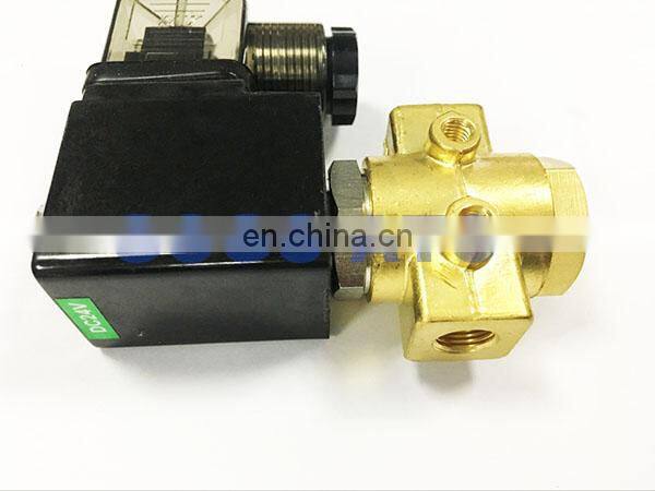 GOGO Normally Open 2 Way Pilot Diaphragm Brass solenoid valve water flow control 1/8" BSP 24V DC 2.5mm/3mm NBR 0-16bar/10bar
