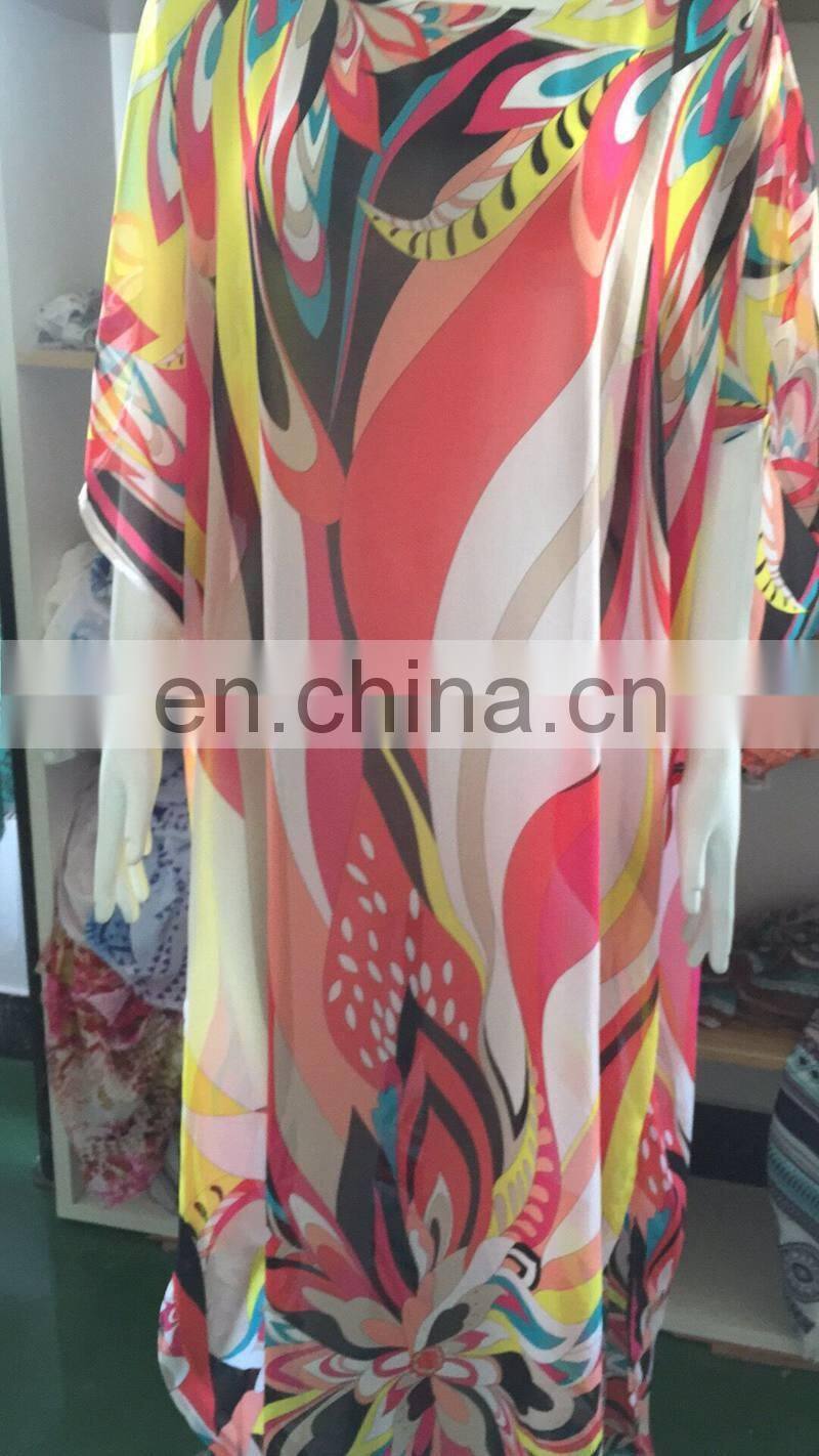 Beach Cover up Dress Kaftan Pareos Sarongs Sexy Cover-Up Chiffon Bikini Tunic Swimsuit Cover Ups Robe De Plage