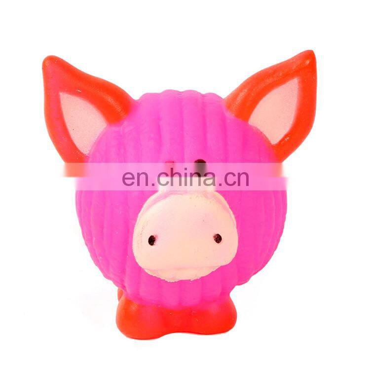 Cow Shaped Puppy Dog Toys Chewing Squeaky Vinyl Pet Toys With Sound Squeaker