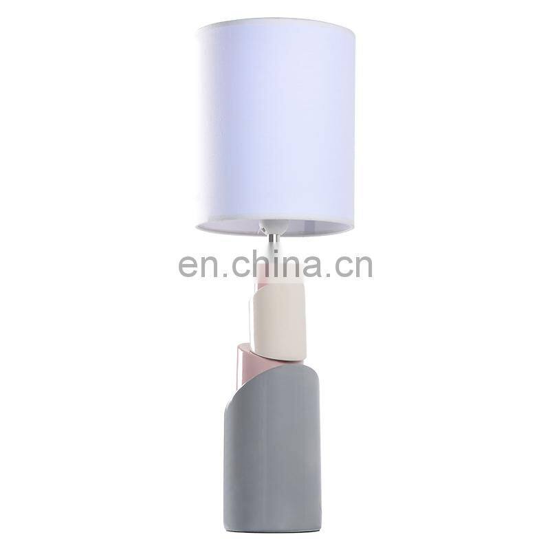 ceramic home decoration table lamp for indoor room and LED light source