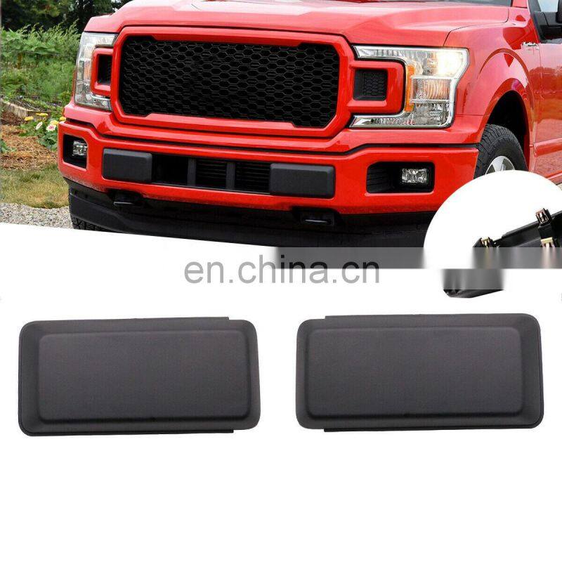 Front Bumper Guards End Cover Plate Trim Fit For Ford F-150 2018 2019 2020 JL3Z-17E810-AA / JL3Z-17E811-AA