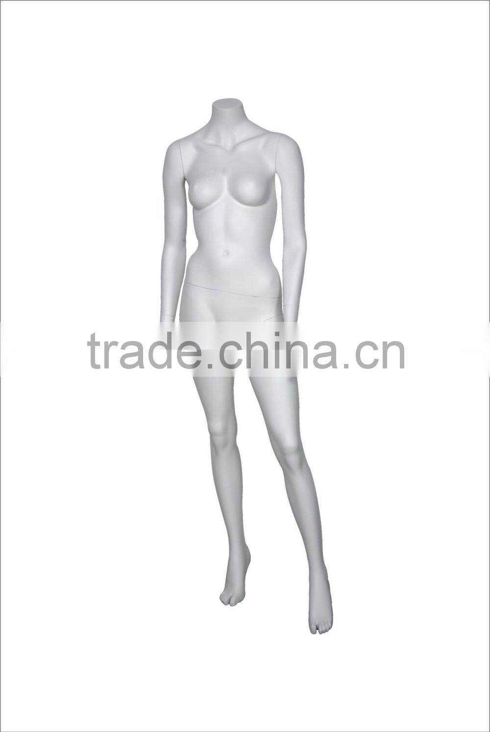 beautiful frp female headless mannequin