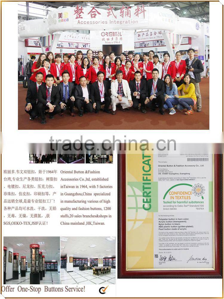 round shape metal sewing snap buttons in gun