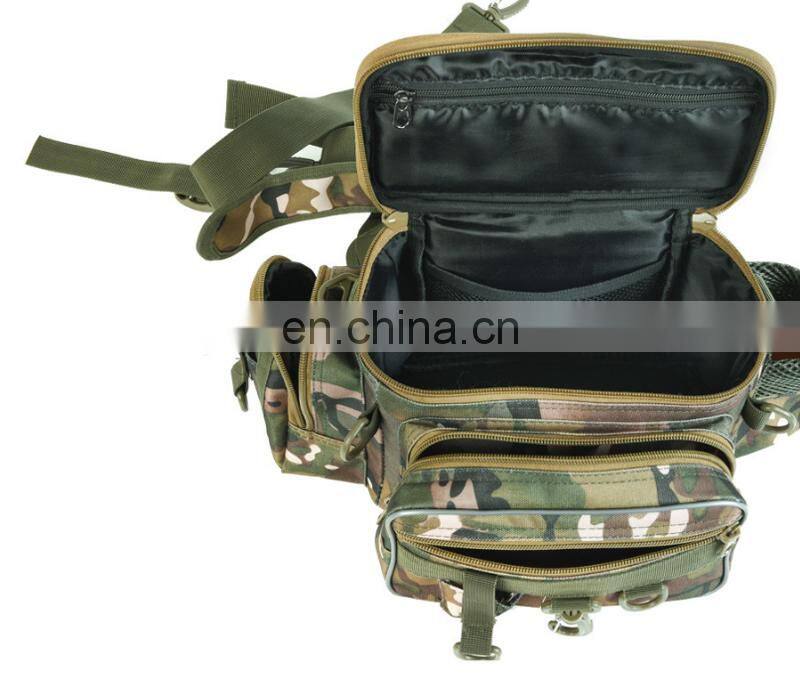 pesca vara Waterproof Single Shoulder Backpack Crossbody Messenger Sling Bags for Camping Hiking Cycling Fishing Tackle Bag