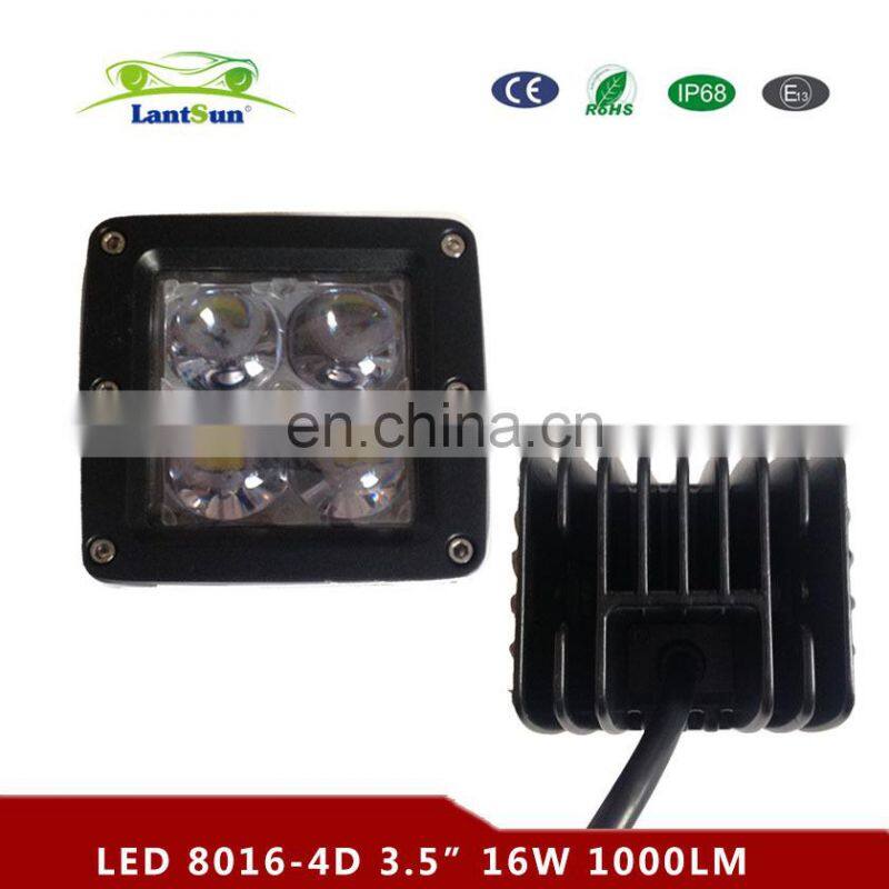 Lantsun 16w super for jeep modified light round emergency ceiling light 24v led work light