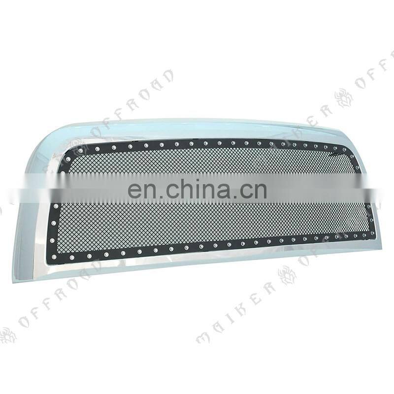 Chrome Stainless Steel Wire Mesh Packaged Grills For Dodge Ram 2500 3500 spare parts 2010 - 2012