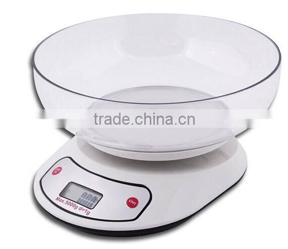 KH Free Design Cute Kitchen Scale With Bowl