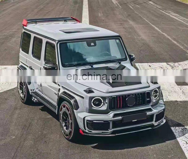 Runde Bra bus Rocket 900 For Mercedes-Benz W464 G63 Upgrade Dry Carbon Fiber Body Kit Front Rear Lip Grille WheelEyebrow Spoiler