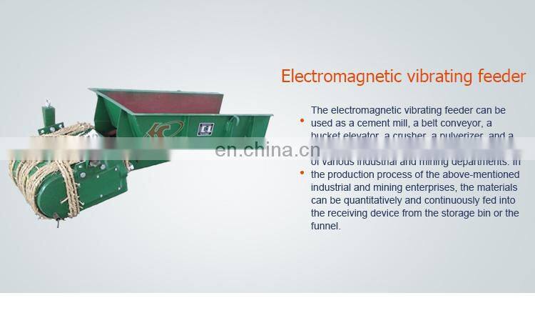 Gold mining feeder Grizzly Electromagnetic Vibrating Feeder Machine for Mining feeder
