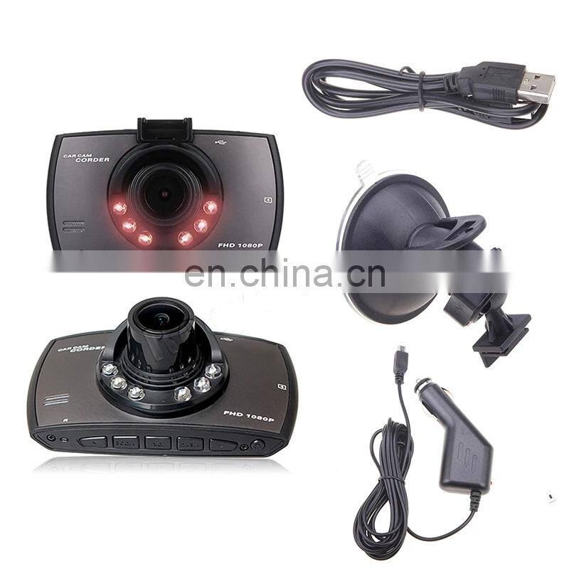 1080P HD Auto Car DVR Camera Dash Video Recorder Portable Durable Fashion LCD G-sensor Cycle Record G30 Dash Cam HD Mirror Cam