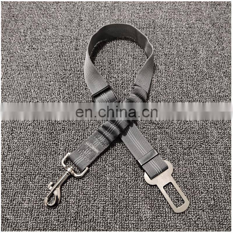 Pet Car Seat Belt Dog Seat Belt Dog Leash Vehicle Belt Adjustable Cushioning Elastic Reflective Safety Rope for Dog Cat