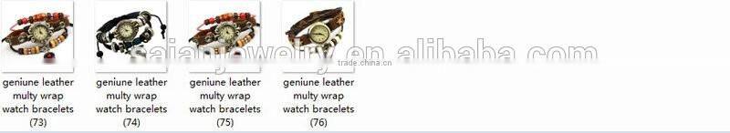 ethnic jewelry multi wrap watch leather bracelet personalized multy layer strand snap buckle bracelets