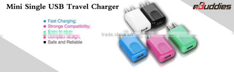 5v 1a Portable Mobile Phone charger for US market