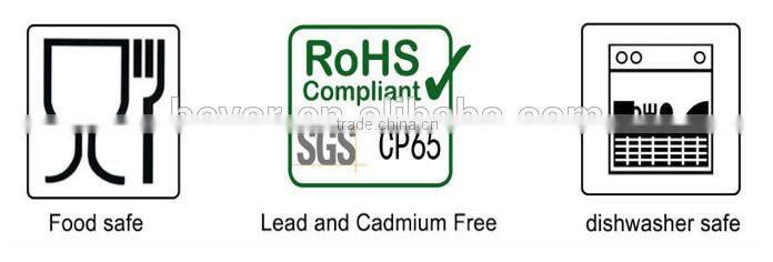 CE/EU/FDA/SGS/LFGB HIGH QUALITY BLACK AND WHITE WINE GLASS ,HAND PAINTED WINE GLASS