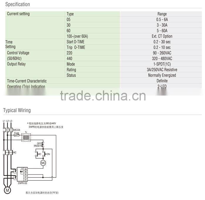 EOCR-SS Electronic Overload Relay