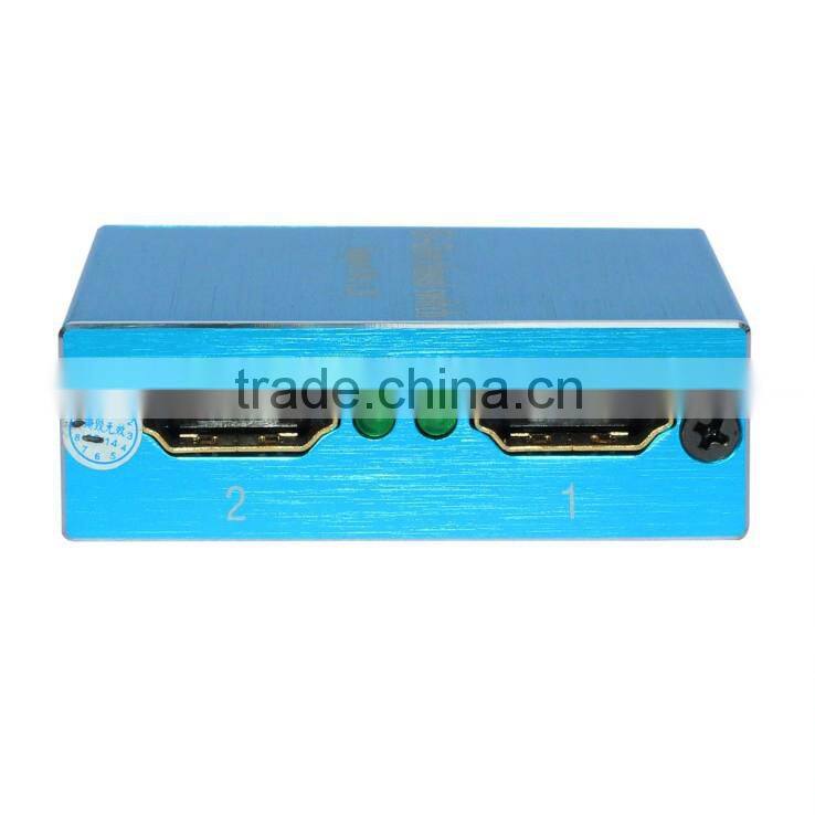 High Quality Bi-directional switcher r 1x2 HDMI switcher for Ps3 Xbox 360 DVD Blu-ray