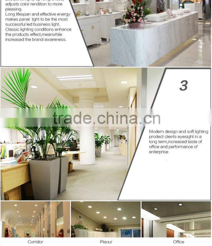 Aluminum Alloy 9W round led panel light