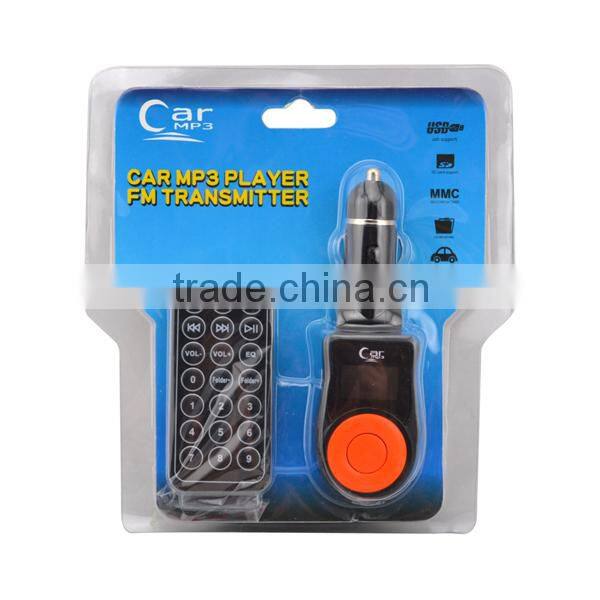 handsfree car use fm transmitter with lossless transmission