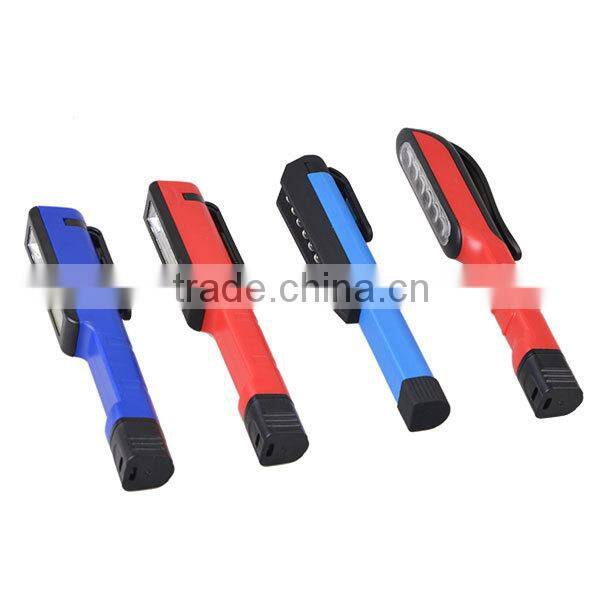 7LEDs Pocket Work Light Pen Work Light with Magnetic Clip