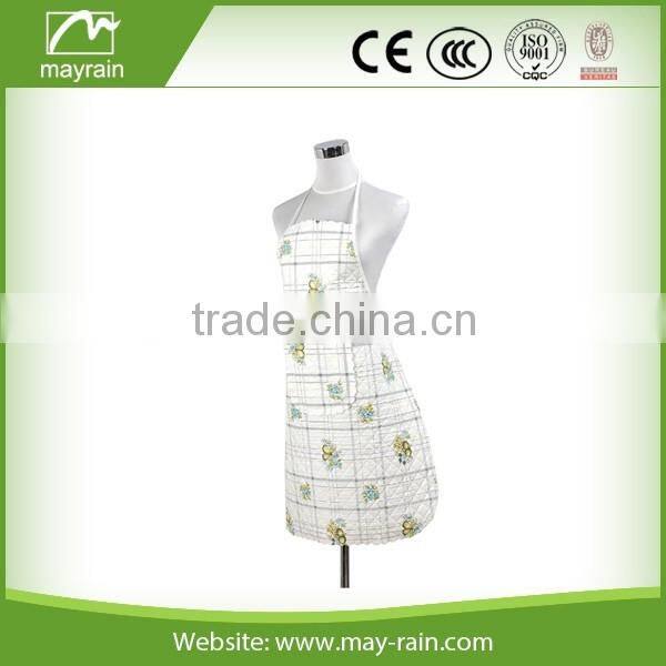 2016 white custom hot sale women kitchen aprons