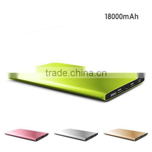 2014 Blade ultra-thin 18000mah brands power bank with manual