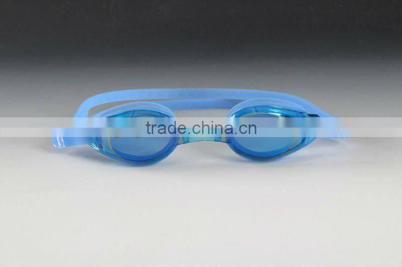 mirror coated swim goggles