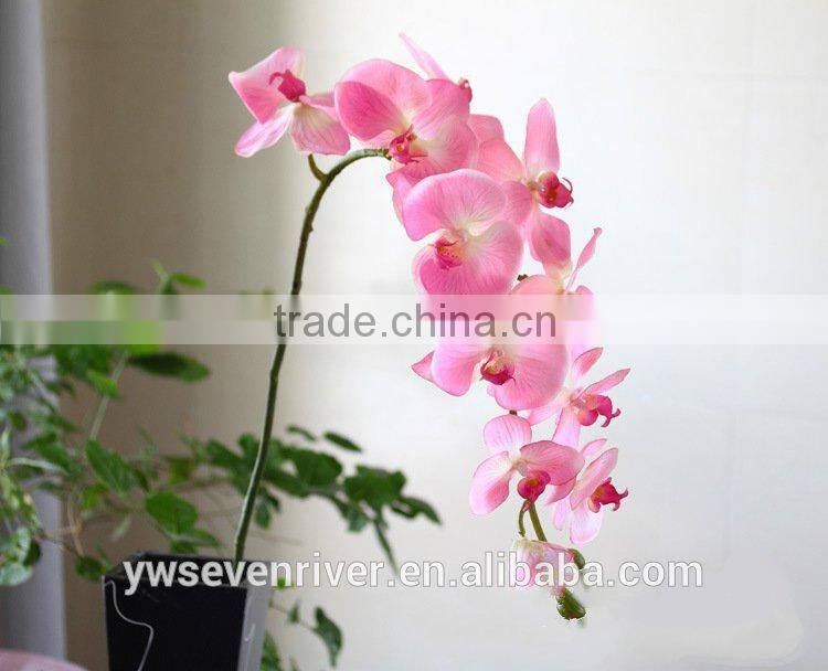 High simulation butterfly orchid a plastic handle Great branches 11 head simulation flowers/wedding decoration