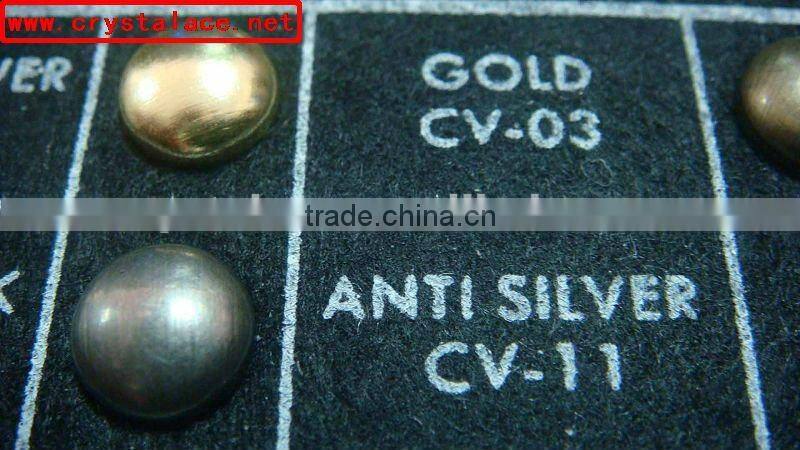 Hot fix convex stud for garnents