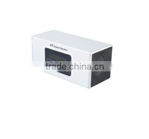 Mini USB Portable FM Radio Speaker Micro SD/TF Card For PC iPod MP3 iPhone White