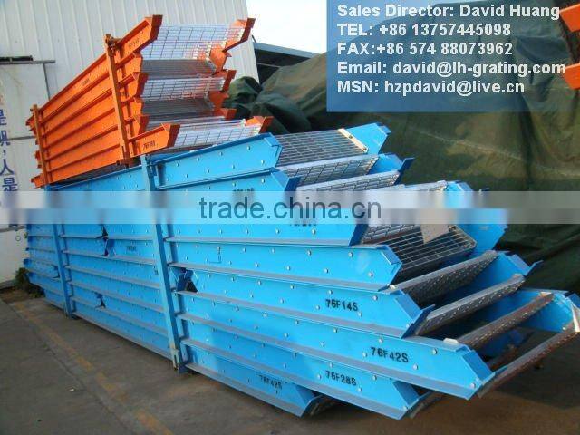 galvanized industrial steel staircase