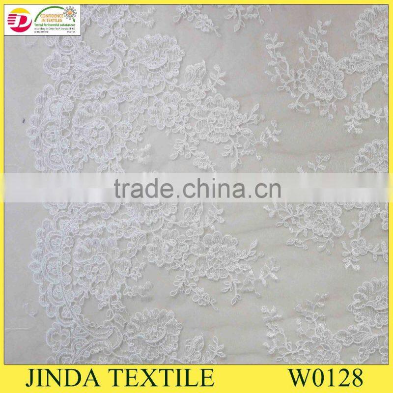 2015 Popular Embroidered Cording Lace Trim,Lace Bridal Lace