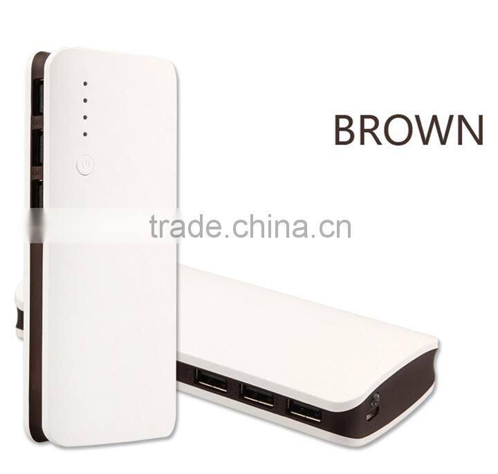 Ultra-slim power bank 20000mah for cell phones