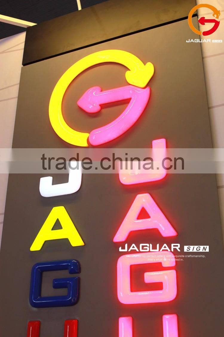 red plastic alphabetical blister letters and numbers/ 3d blister sign