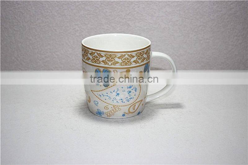 Wholesale 2016 liling 12oz beautiful ceramic personalize tea cups