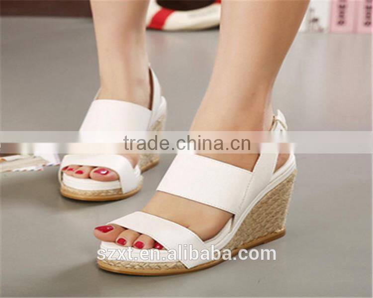 wholesale china women shoes high heels sexy New design women wedge sandals 